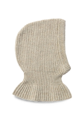 LEMAIRE balaclava in alpaca and yak wool blend - Neutrals