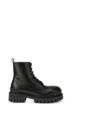 Balenciaga Strike lace-up ankle boots - Black
