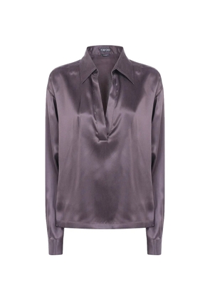 TOM FORD silk top - Brown