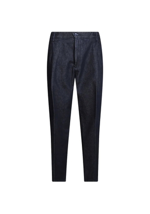 Briglia 1949 pressed-crease pleated tailored trousers - Blue