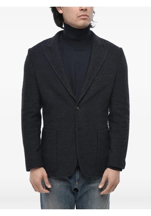 Paolo Pecora single-breasted notched-lapel blazer - Blue