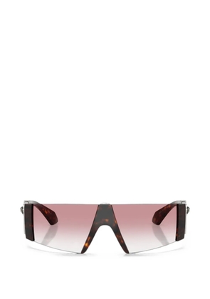 Versace Eyewear Medusa Biggie geometric-frame sunglasses - Brown