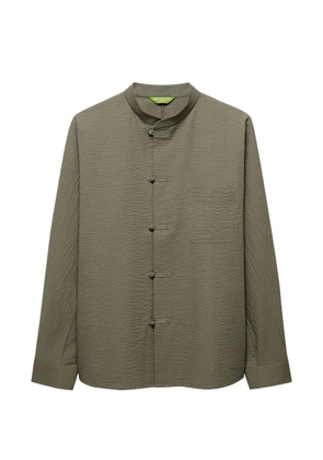Shanghai Tang Tang seersucker shirt - Green