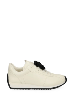 Michael Kors flower-embellishment sneakers - Neutrals