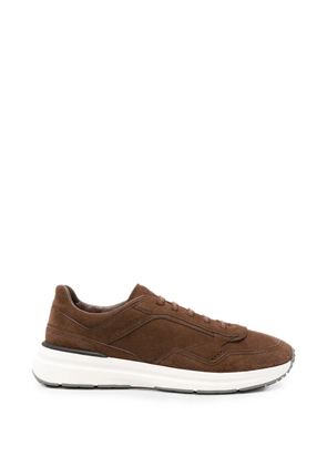 Church's suede panelled sneakers - Brown