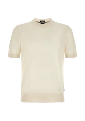 BOSS wool T-shirt - Neutrals