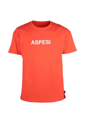 ASPESI logo-print cotton T-shirt - Red