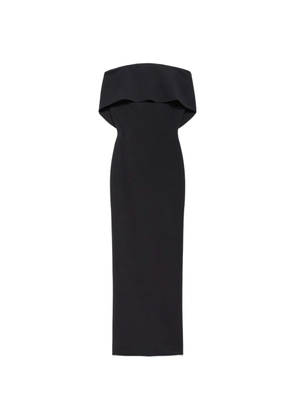 Aniye By off-shoulder slit-detail maxi dress - Black