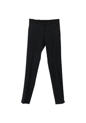 Incotex pressed-crease slim-fit trousers - Black