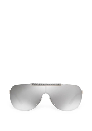Versace Eyewear pilot-frame semi-rimless sunglasses - Silver