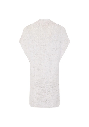 P.A.R.O.S.H. sequin-embellished sleeveless dress - Neutrals