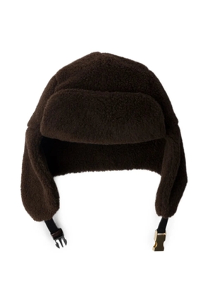 Prada fleece hat - Brown