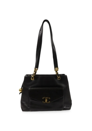 CHANEL Pre-Owned CC turn-lock tote bag - Black