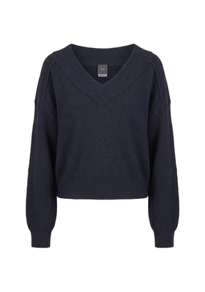 PINKO cropped wool sweater - Blue