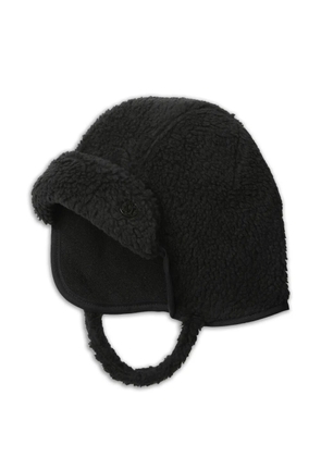 Maison Michel Madeleine shearling-effect hat - Black