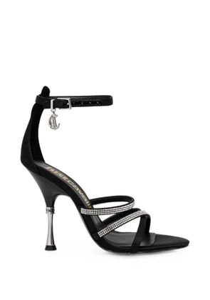 Just Cavalli crystal-embellished buckle-fastening sandals - Black