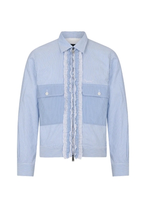DSQUARED2 mixed stripes bomber jacket - White