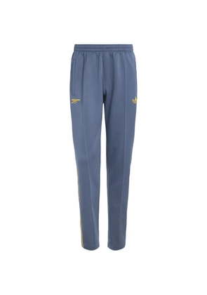 adidas logo-embroidered side-stripe track pants - Blue