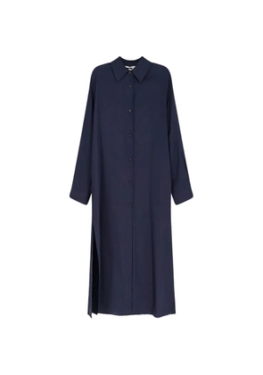 Hevo button-up shirt maxi dress - Blue