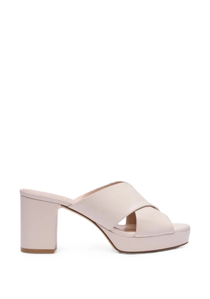 Stuart Weitzman Dayna crossover-straps platform sandals - Pink
