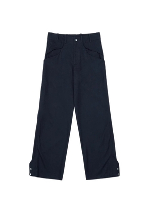 _J.L-A.L_ Permian piping-detail trousers - Blue