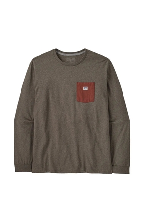 Patagonia pocket-detail long-sleeve sweater - Brown