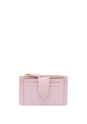 Prada Saffiano leather card holder - Pink