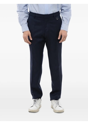 John Richmond logo-charm straight-leg trousers - Blue