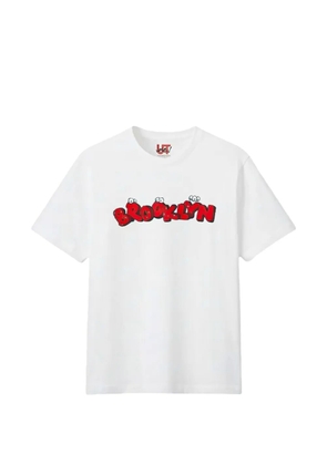 KAWS x Uniqlo Brooklyn-print T-shirt - White