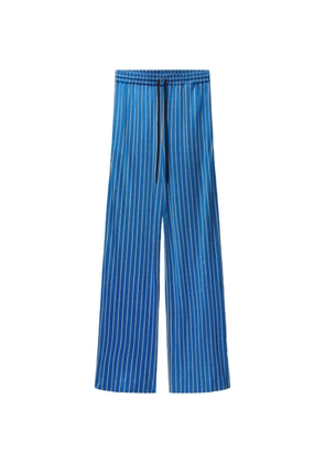 Versace printed viscose-jersey pajama-style pants - Blue