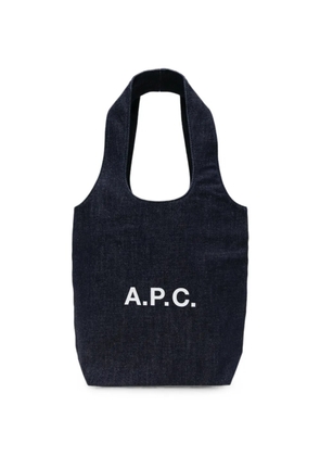 A.P.C. small Ninon tote bag - Blue