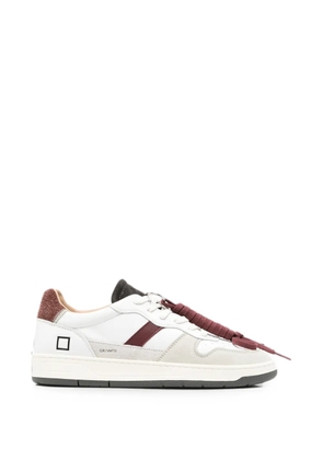 D.A.T.E. Court 2.0 Vintage panelled leather sneakers - White