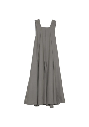 Enföld flared square neck dress - Grey
