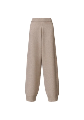 Fabiana Filippi knitted wide-leg trousers - Brown