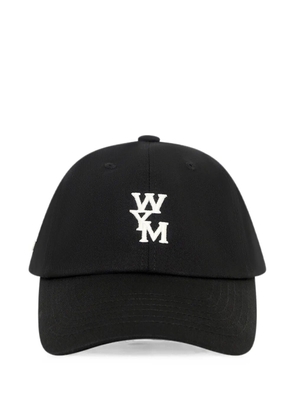 Wooyoungmi WYM logo-embroidered cap - Black