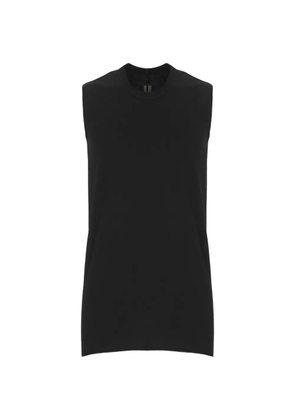 Rick Owens raw-cut sleeveless top - Black