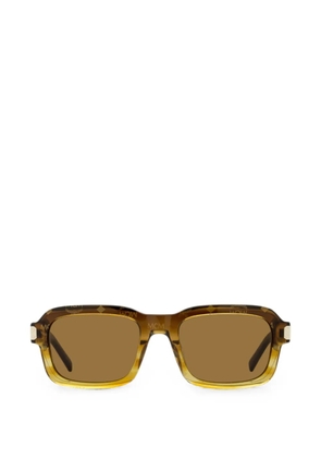 MCM Visetos rectangle-frame sunglasses - Brown