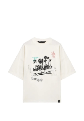 Palm Angels Palm Life loose tee - Neutrals
