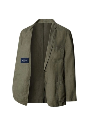 Hackett London patch-pocket linen blazer - Green