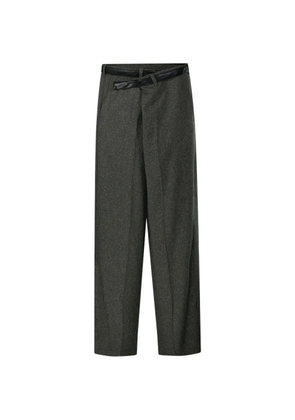 DARKPARK belted palazzo pants - Green