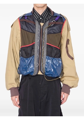Kolor zip-up pocket jacket - Neutrals