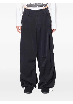 Kolor drawstring-hem trousers - Black