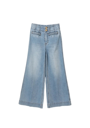 ZIMMERMANN faded wide-leg jeans - Blue