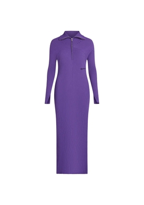 Karl Lagerfeld Jeans zip knit dress - Purple