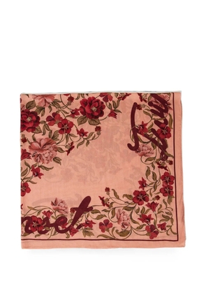 TWINSET floral-print kefiah - Pink