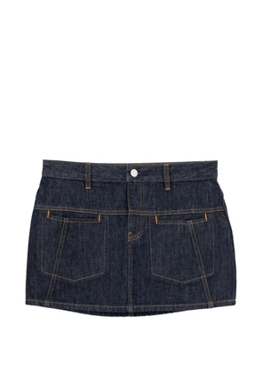 Helmut Lang mini denim skirt - Blue