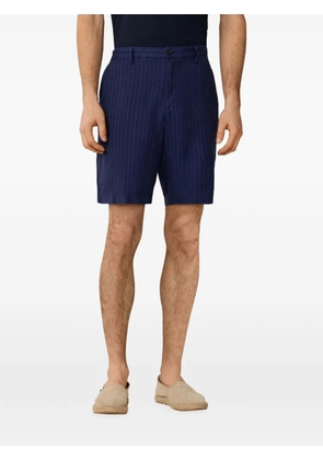 Hackett London Sanderson pinstripe-pattern shorts - Blue