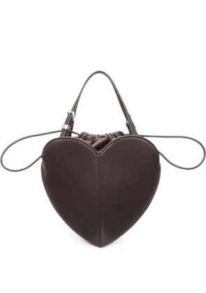 ROTATE BIRGER CHRISTENSEN The leather Heart bag dark brow - Brown
