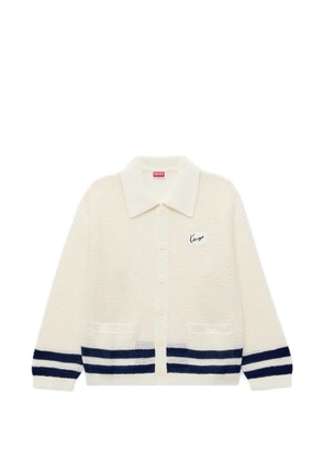 Kenzo logo-detail cardigan - White