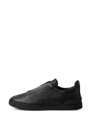 Zegna black leather Triple Stitch™ sneakers